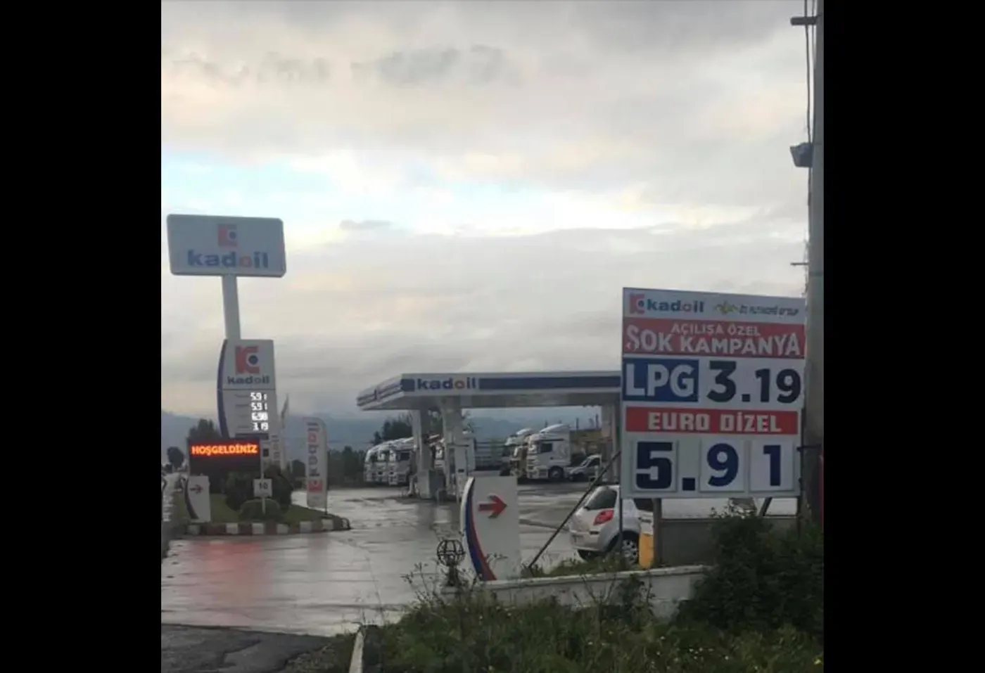 Eriz Petrol Kadoil LPG satış noktası