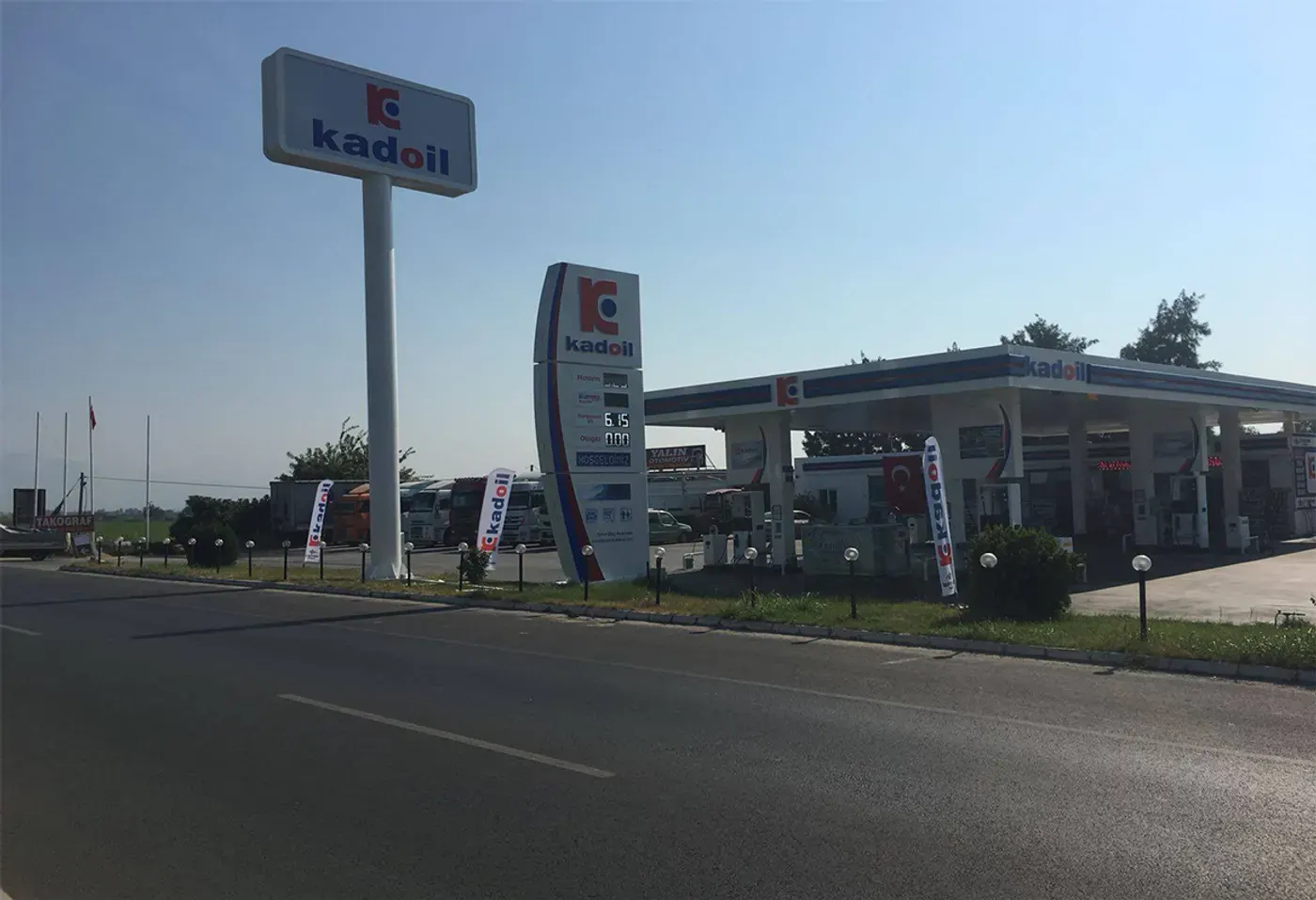 Kadoil istasyonu genel görünüm